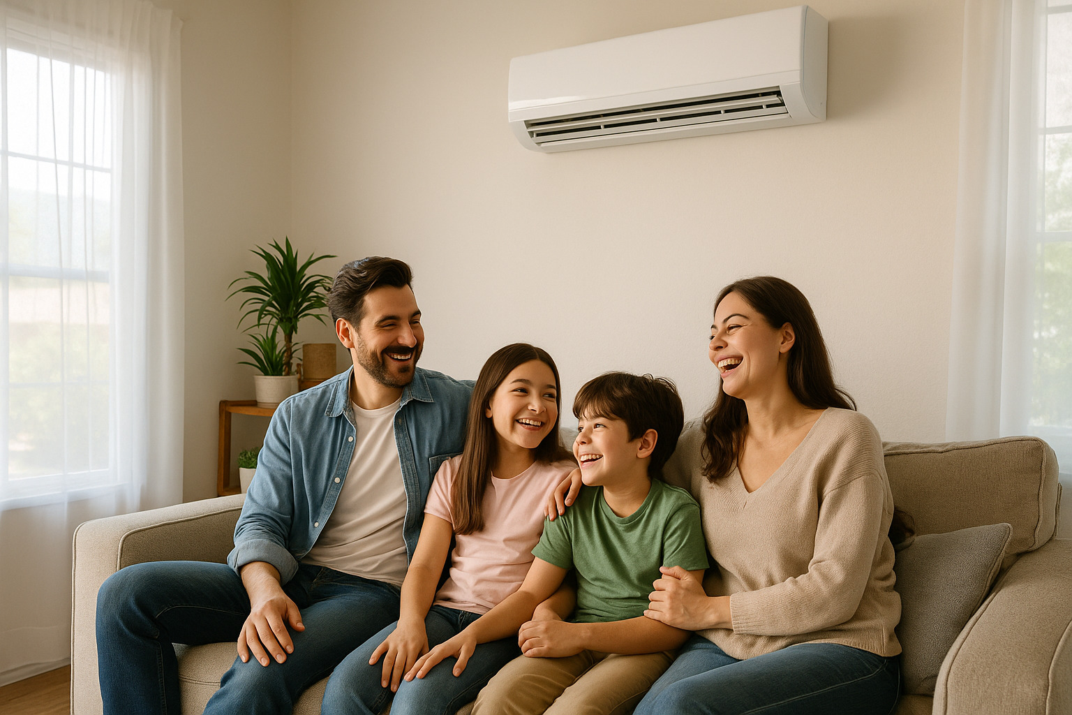 Familia regiomontana feliz